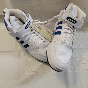 Adidas Postmove Mid Mens Size 13 Color Blue/ White